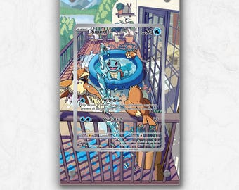 Squirtle Stellar Crown 148 | Pokémon Extended Artwork Display Case