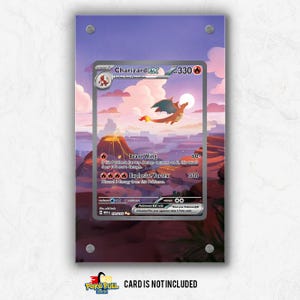 Charizard MEW 199 | "Erweiterte Pokémon Kunst-Vitrine."