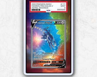 Origin Forme Dialga V PSA Display Case: Extended Artwork