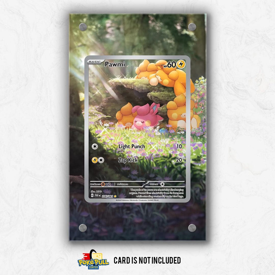 pawmi pokemon card 226/091 SV: Paldean Fates Holo for sale online [1L] Zap Kick (20) Weakness / Resistance / Retreat Cost Pokemon Trading Card Game Paldean