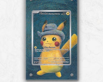 Pikachu with Grey Felt Hat SVP 085 Promo | Pokémon Extended Artwork Display Case