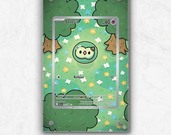 Solosis BLK 118 | Pokémon Extended Artwork Display Case