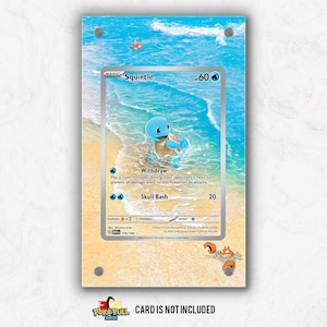 Pokémon Extended Artwork Display Case   | Squirtle MEW 170