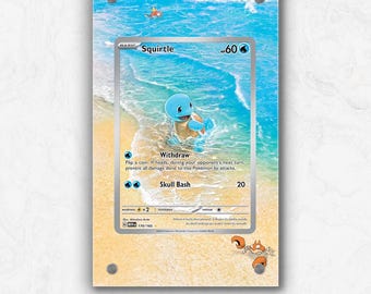 Pokémon Extended Artwork Display Case   | Squirtle MEW 170