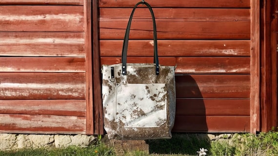 Full Grain Real Leather Vintage Cowhide (hairless) Hartlee Crossbody or Shoulder Bag Purse