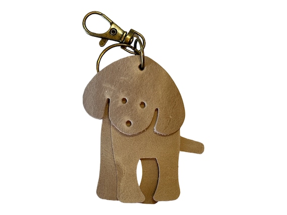 Full Grain Authentic Leather Dog Charms