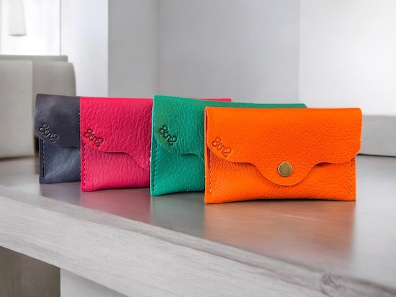 Real Genuine Authentic Leather Spring Trudy Wallet Pouch