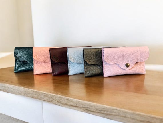 Real Genuine Authentic Leather Pebbled Trudy Wallet Pouch