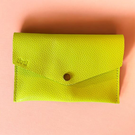 Full Grain Authentic Leather Large Envelope Pouch