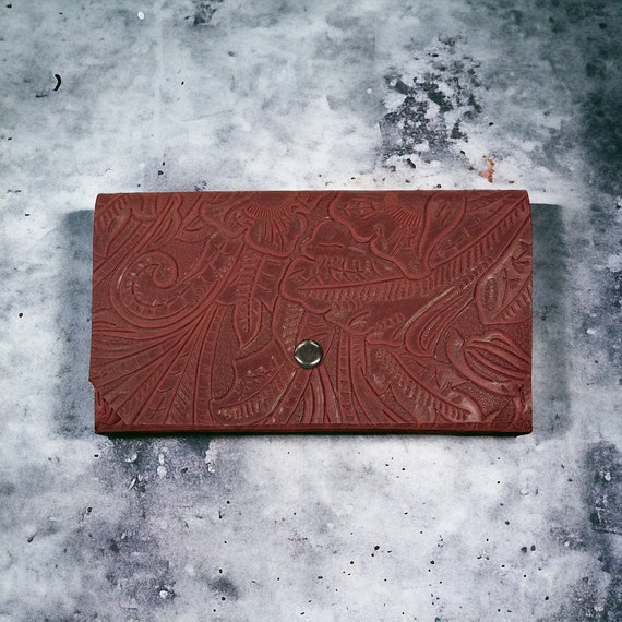 Full Grain Authentic Embossed Leather Haddie Wallet