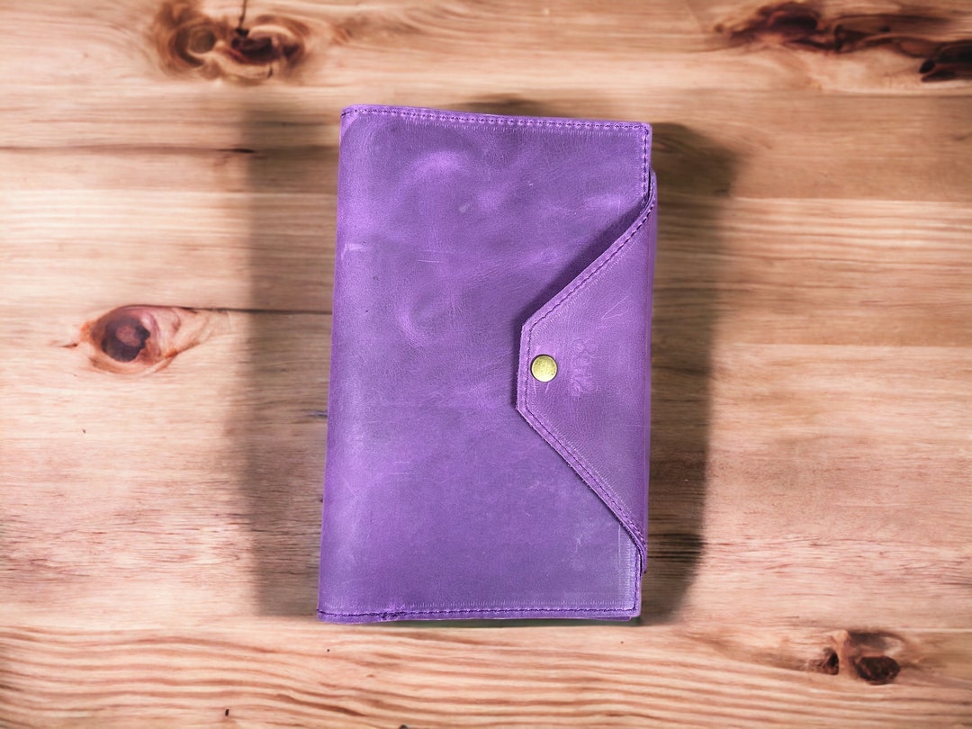 Authentic Leather Snap Book Etsy