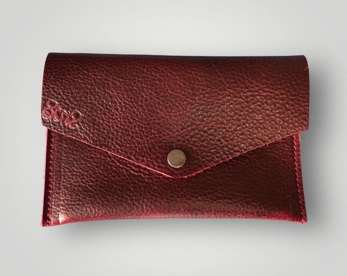 Feuilles De Cuir Véritable Rouge Cerise Kozmo - 20x30 Cm, 1,8-2,0 Mm Épaisseur - Cuir Vachette Pleine Fleur Premium Pour Artisanat