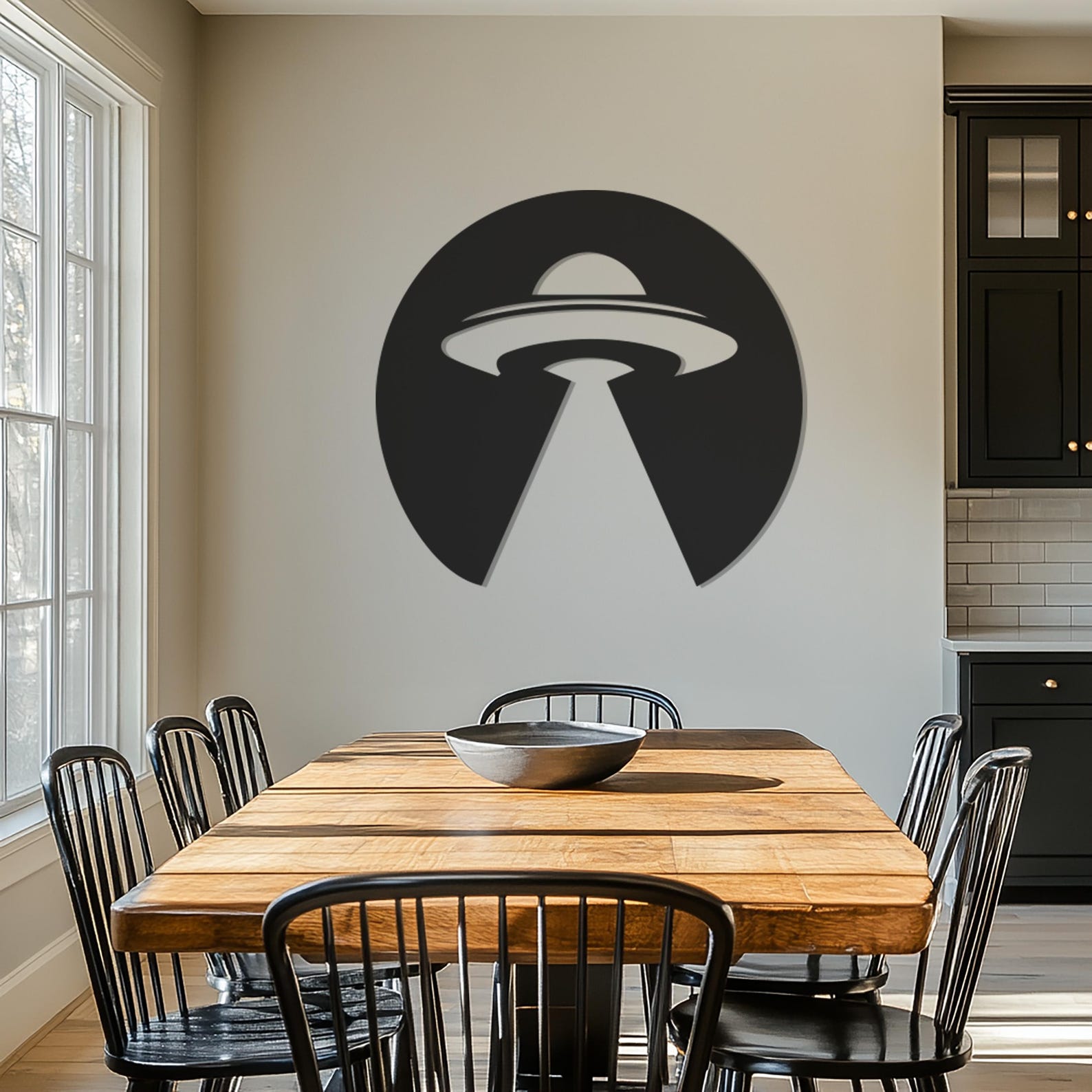 UFO Wall Art, Sci-fi Home Decor, Alien Wall Decor, Perfect Gift for ...