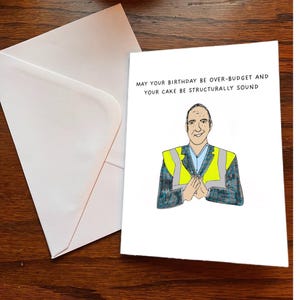 Grand Designs / Kevin McCloud-verjaardagskaart