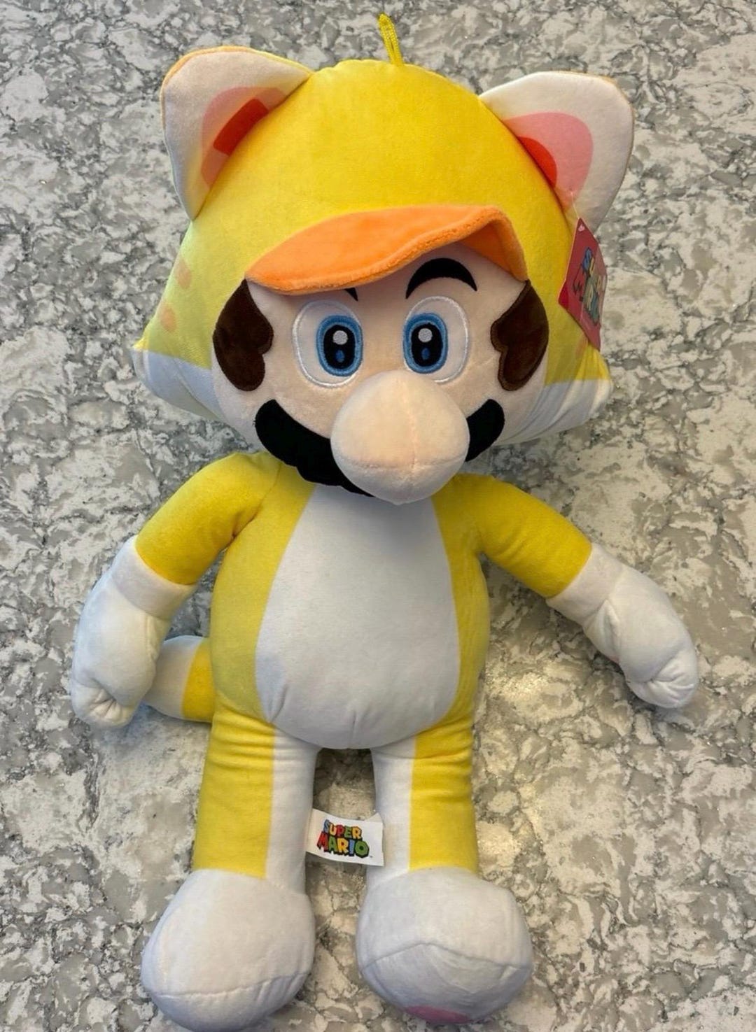 Super Mario Cat Toad Mascot Plush with Ball Chain main image 1
