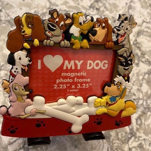 Disney I Love My Dog Magnetic Photo Frame