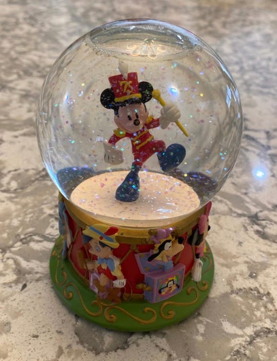 ミッキー 75周年 スノードーム ディズニーストア ミッキーマウス 75