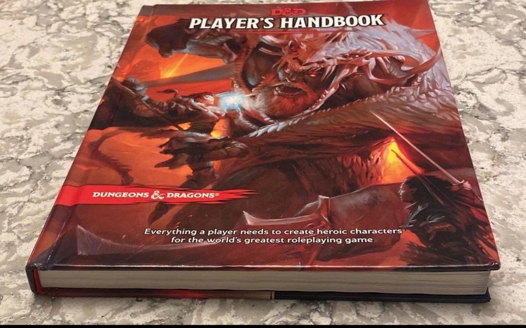 Dungeon and Dragons Players Handbook - Etsy