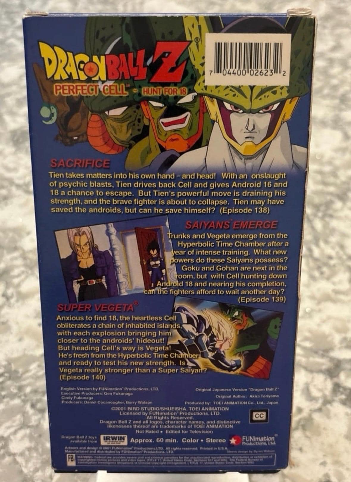 Dragonball Z Perfect Cell Hunt for 18 VHS - Etsy