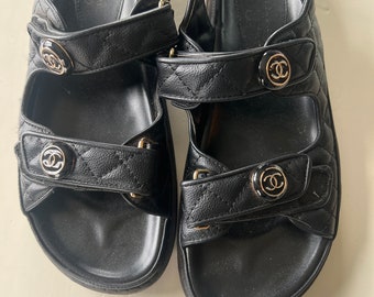 Chanel Boyfriend Sandals size 10