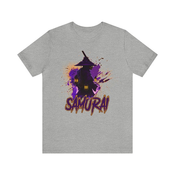 SAMURAI T-Shirts, Unisex Tees, Japanese Shirt, T-Shirt, Official Japanese Samurai T-Shirt, Japan Warrior T-shirt, Gift for men, Unisex Shirt