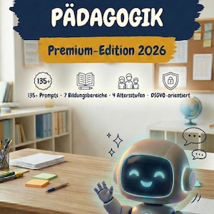 135+ KI Prompts für Krippe, Kita, Hort & Schule | Pädagogische Planung mit KI | Erzieher und Lehrer Tools | Digital Download PDF