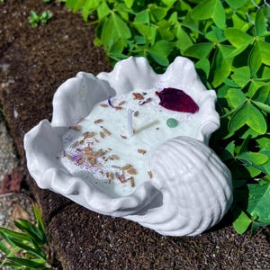 Sea Soul Candle - Handgemaakte schelp van cement en sojawas