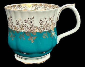 Filiżanka do herbaty Royal Albert Regal Series w kolorze turkusowym