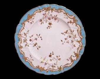 Richard Klemm Dresden salad or dessert plate 1888-1916