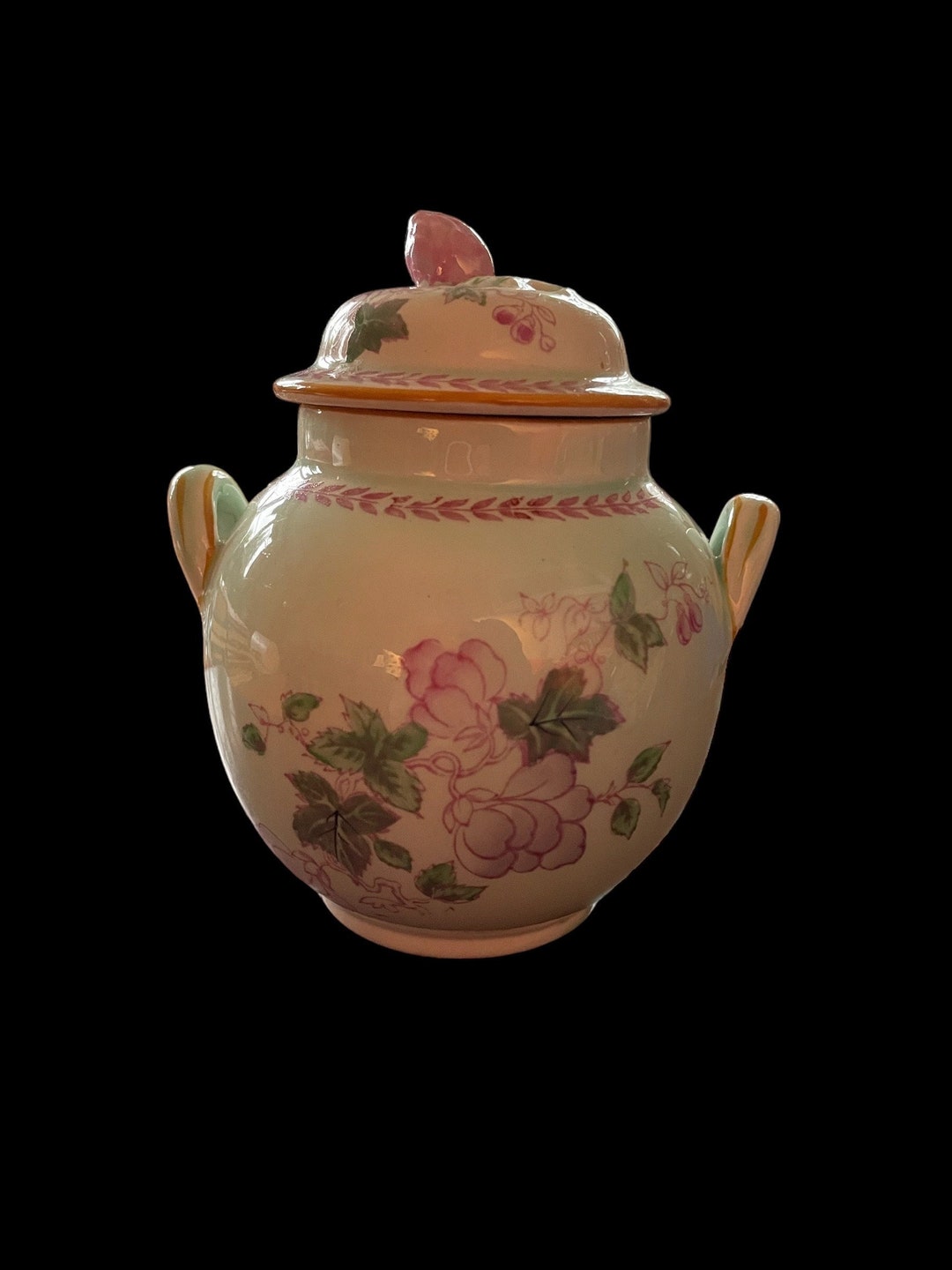 Vintage Calyx Ware Metz Pattern Sugar Bowl by Adams of England - Etsy