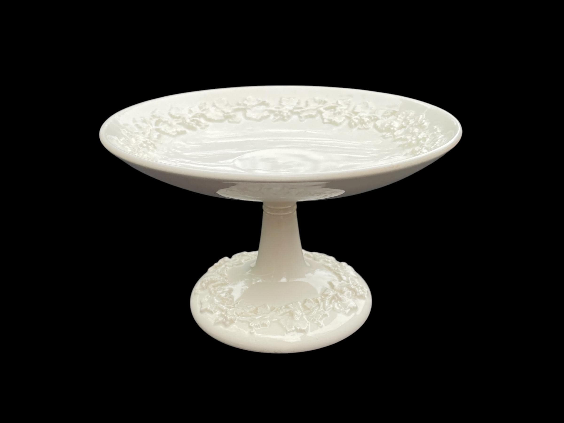 Small Wedgwood Queensware white compote Edme pattern