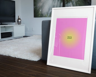 Angel Number 222 Wall Art Decor (PRINTABLE, DIGITAL, DOWNLOADABLE)