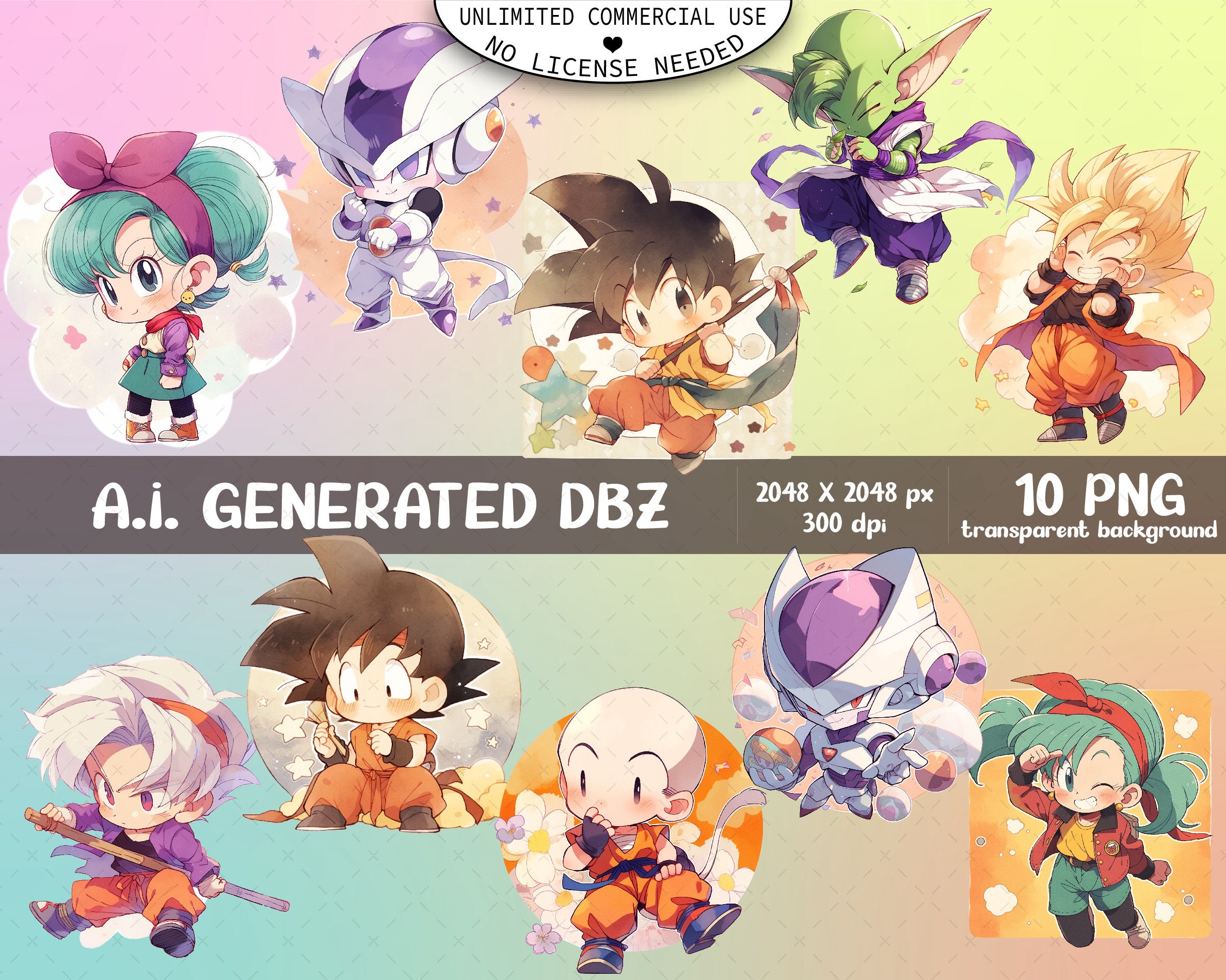 Chibi Dragon Ball Z Il Fullxfull.5212998791 Nsju