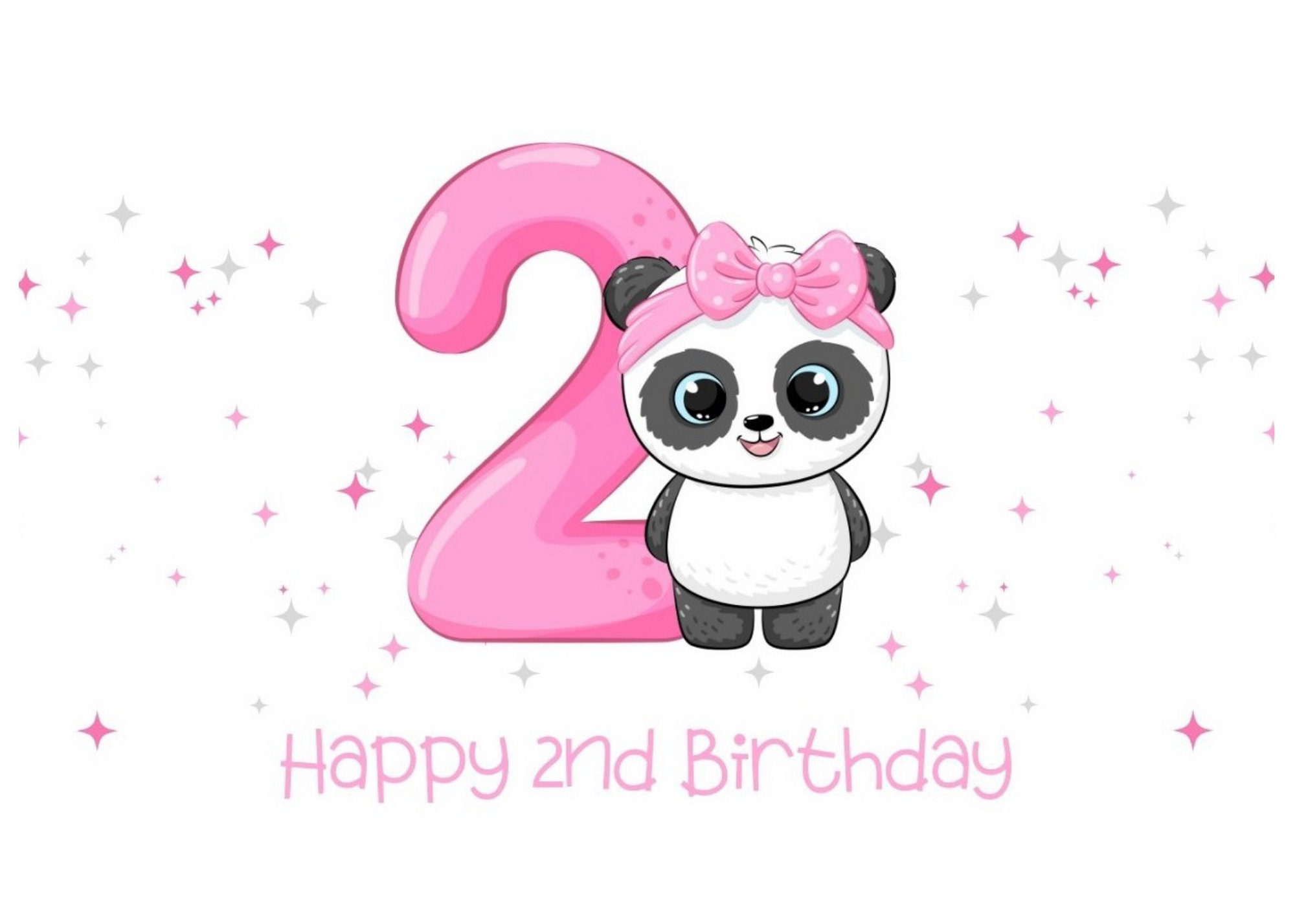 Happy 2nd Birthday Card Printable