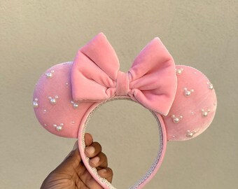 Pretty In Pink Velvet Ears