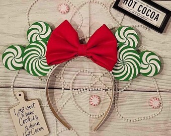 Peppermint Swirl Ears Green