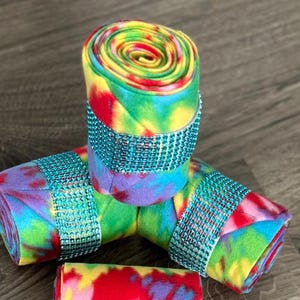 Tie-dye paardenpolodoeken