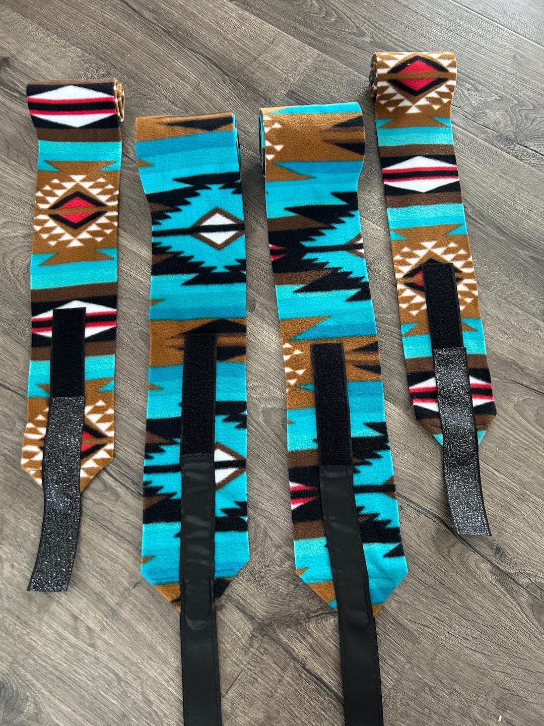 Aztec Leg Rattles Aztec Turquoise (premium) Lamb/sheep Leg Wraps - Etsy