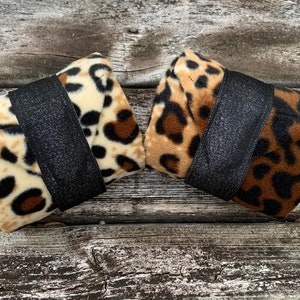 Leopard Lamb leg wraps