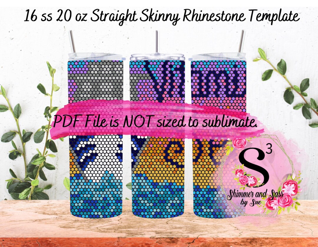 16 Ss 20 Oz. Sunset Cruise Rhinestone Tumbler Template - Honeycomb ...