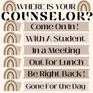 Where's your counselor print image 1