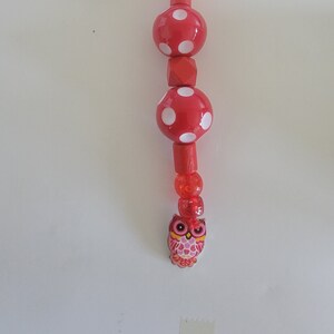 custom gumball bead keychains