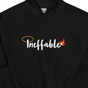 Unisex Hoodie Good Omens David Tenant Ineffable Fan sweatshirt