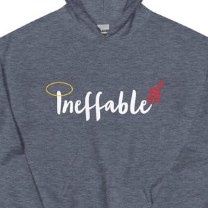 Unisex Hoodie ineffable good omens crowley David Tennant