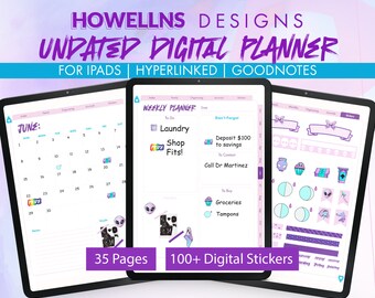 Goth Daily Monthly Planner Gruselige Niedliche Pastell Planner Seiten Sofortiger Download Spooky Niedlich Minimales Wohlbefinden Arbeitsblatt Habit Tracker Ausgaben