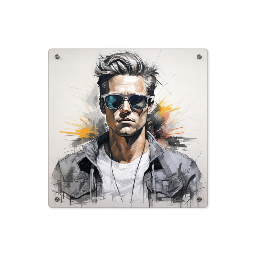 Graffiti Icon Acrylic Wall Art Prints Sketch Style Pop Etsy