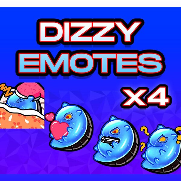 LIMITED RUN Cute Valorant Dizzy Emotes BUNDLE | Twitch | Discord | YouTube | Emote Set | Sub Badges | Stickers | Valorant Chat Package |