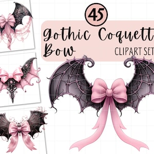 Halloween Bat Gothic Coquette Bow PNG, Spooky Season, Retro Halloween,Coquette Halloween png, Trending png, Gothic png,Black Bow png,Bat png