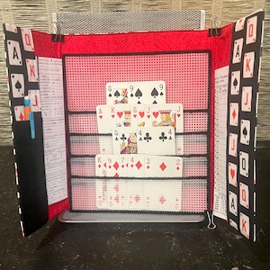 Bridge-kaarthouder met stofkeuze