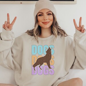 Süßer Hund Sweatshirt, Hund Crewneck Sweatshirt, Geschenk Sweatshirt für Hundeliebhaber, Hundeliebhaber Sweatshirt, Hund Mama Sweatshirt, Hund Papa Sweatshirt